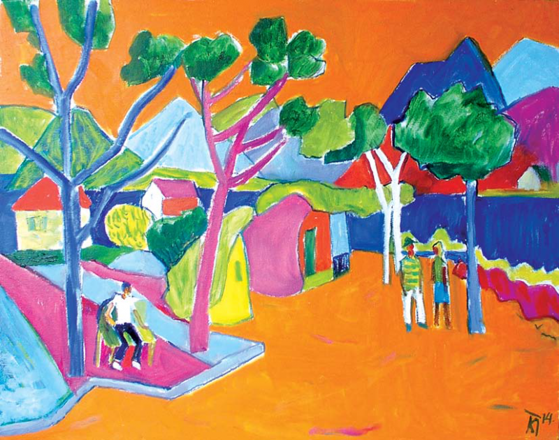 Landscape from Montreux